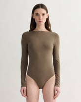 The Form Ballet Bodysuit | Deep Taupe