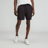 The Linen Easy Short | Black