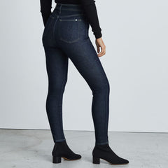 The Way-High® Clean Front Skinny Jean | Dark Indigo | 26.5" Inseam