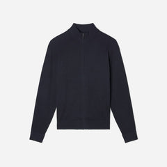 The No-Sweat Full Zip Sweater | New Black