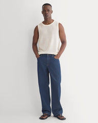 Textured Knit Tank | Bone