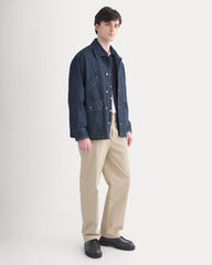 Relaxed Denim Barn Jacket | Dark Rinse