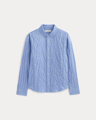 Textured Voile Button-Up Shirt | Open Air Plaid