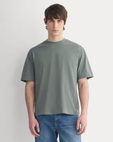 Archive Relaxed-Fit Cotton Crew | Agave Green