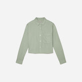 The Way-Short Shirt in Silky Cotton | Laurel