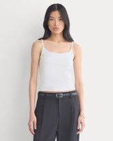 Scoopneck Cami | White