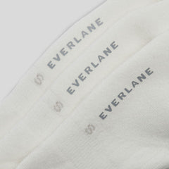 The Organic Cotton No-Show Sock 3-Pack | White