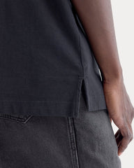 Oversized Midweight Tee | Black