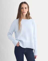 The Boxy Sweater in Everyday Cotton | Skywriting
