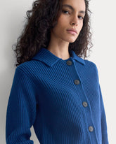 Shrunken Cardigan in Everyday Cotton | Estate Blue