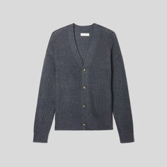 The No-Sweat Ribbed Cardigan | Heather Ash