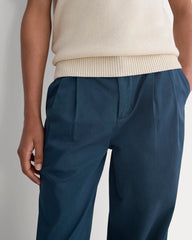 Pull-On Easy Trouser | Midnight Navy