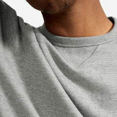 The Unisex French Terry Crew | Heathered Grey