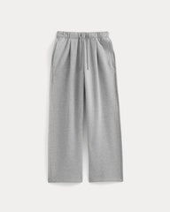 Luxe Fleece Pleated Sweatpant | Vintage Heather Grey