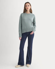 The Boxy Sweater in Everyday Cotton | Heathered Lilypad