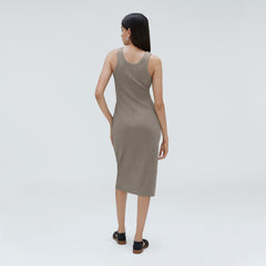 The '90s Rib Dress | Clay