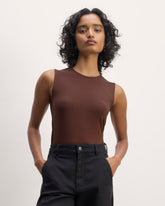 The Form Tank | Dark Mahogany