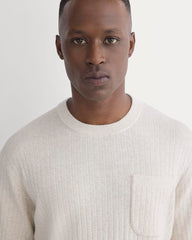 Textured Knit Tee | Heathered Oat