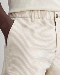 The Seersucker Short | Trench Coat Khaki / Natural