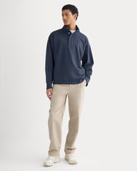Off-Duty Terry Pullover | Deep Navy