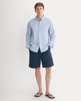 Pleated Easy Short | Midnight Navy