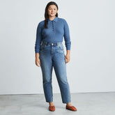 The '90s Cheeky Hourglass Jean | Vintage Mid Blue | 26.5" Inseam