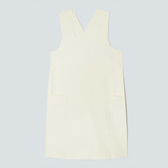 The Cross-Back Apron Mini Dress | Canvas