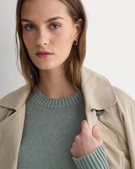 The Boxy Sweater in Everyday Cotton | Heathered Lilypad