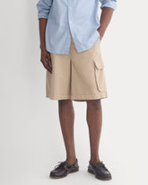 Pull-On Cargo Short | Trench Coat Khaki