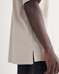 Oversized Midweight Tee | Heathered Oatmeal