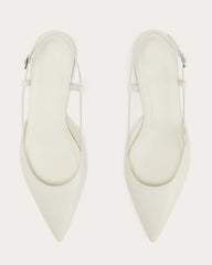 The Studio Slingback Flat | Canvas