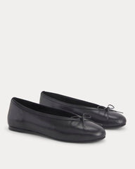 Made in Italy Ballet Flat | Black Leather