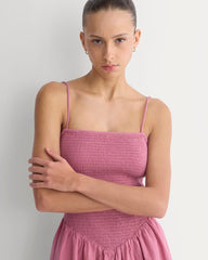 Gauze Smocked Mini Dress | Heather Rose
