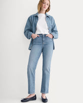 High-Rise Cigarette Jean | Medium Blue