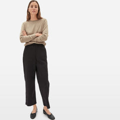 The Organic Cotton Crewneck Sweater | Tan
