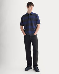 Vintage Rugby Polo | Navy / Black