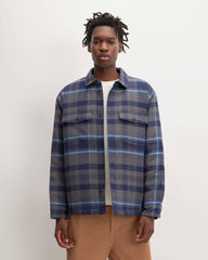 The Flannel Filled Shirt Jacket | Heritage Blue / Black / Navy / Heather Charcoal