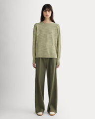 The Slouch Sweater in Cotton Linen | Eucalyptus