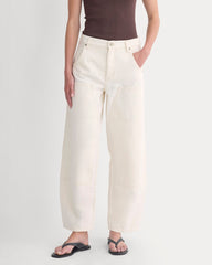 Pull-On Carpenter Jean | Ecru