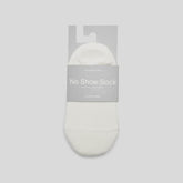 The Organic Cotton No-Show Sock 3-Pack | White