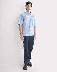 Lightweight Short-Sleeve Oxford | Light Blue