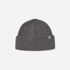 The Organic Cotton Chunky Beanie | Heathered Charcoal