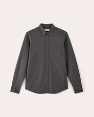 The Slim Oxford Shirt | Slate Grey | Tall