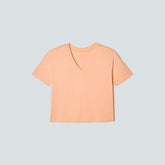 The Organic Cotton Slouchy V-Neck | Apricot