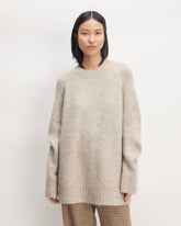 The SuperFuzz Alpaca Crew | Light Oat