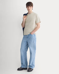 Archive Standard-Fit Cotton Crew | Heathered Oatmeal