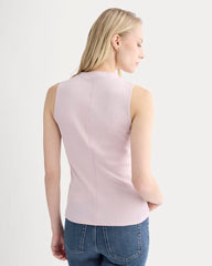 The Luxe Rib Funnel-Neck Tank | Burnished Lilac