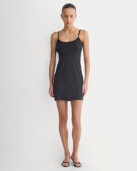 Knit Cami Mini Dress | Black