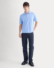 Classic Piqué Polo | Heathered Open Air
