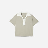The Retro Jersey Polo | Smoke / Bone